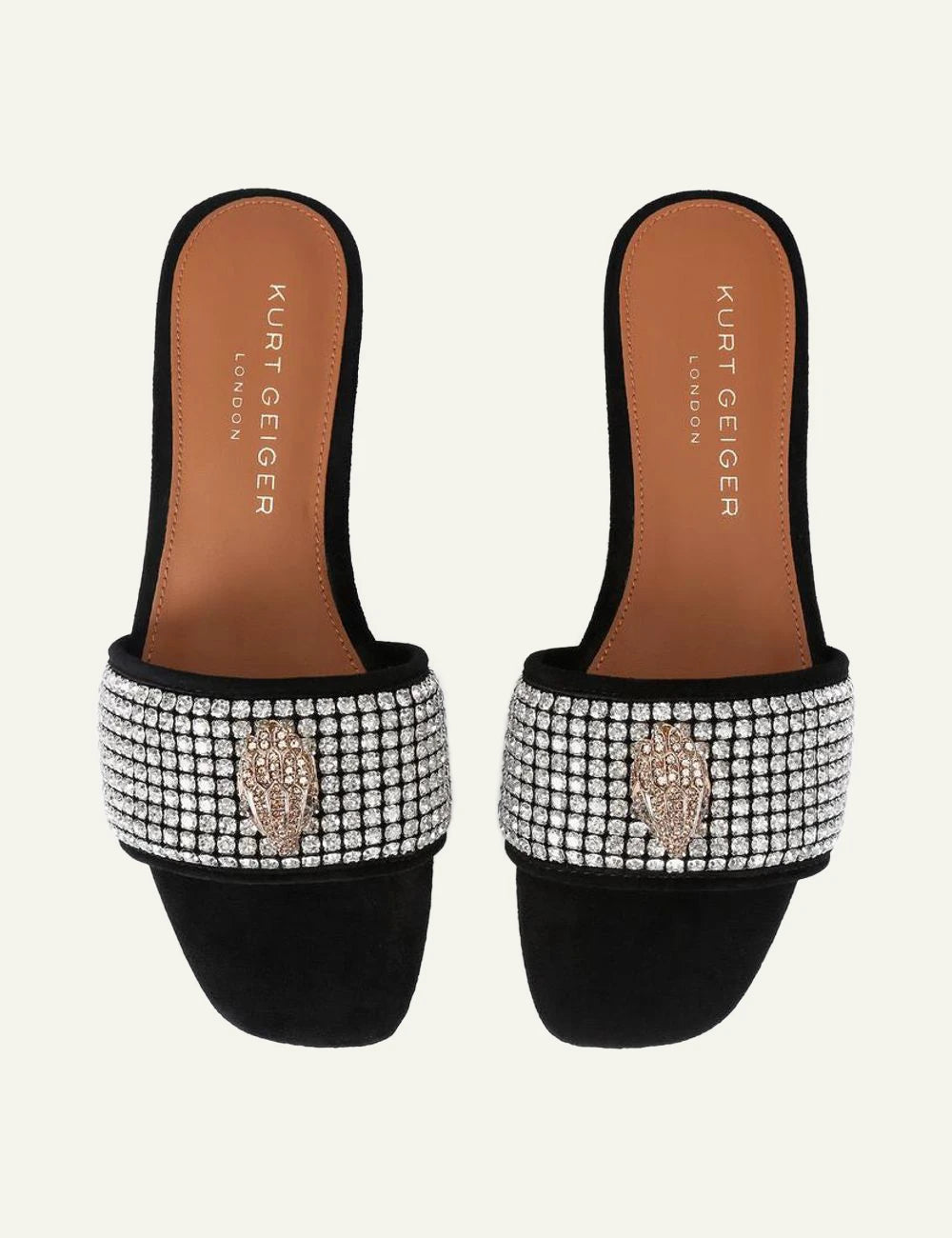 kensington c flat sandal black other suede kurt geiger london top