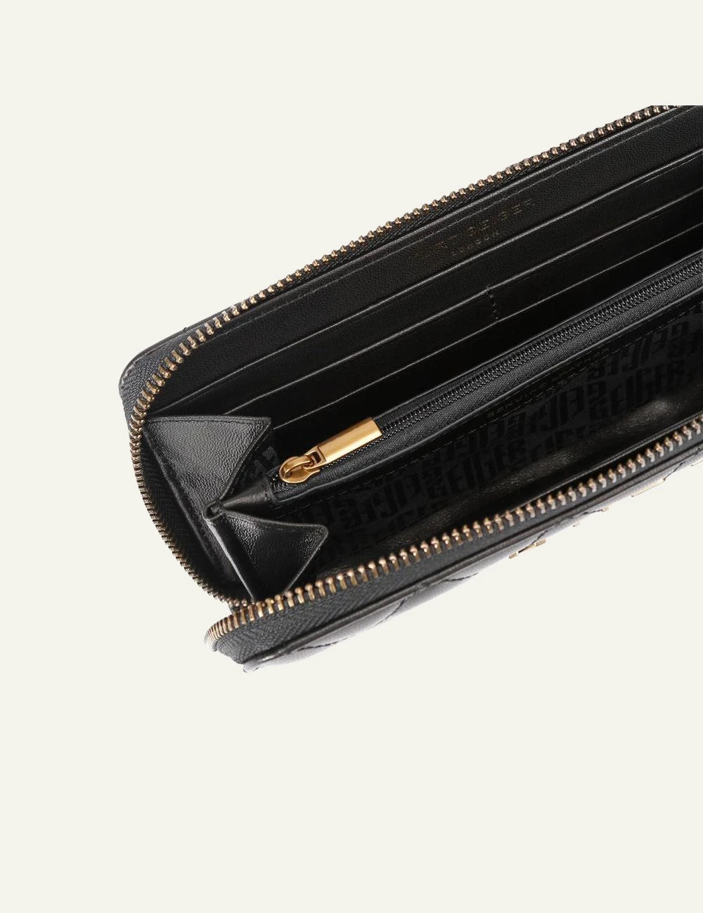 Kurt Geiger zip around wallet interior view card slots zipper pocket