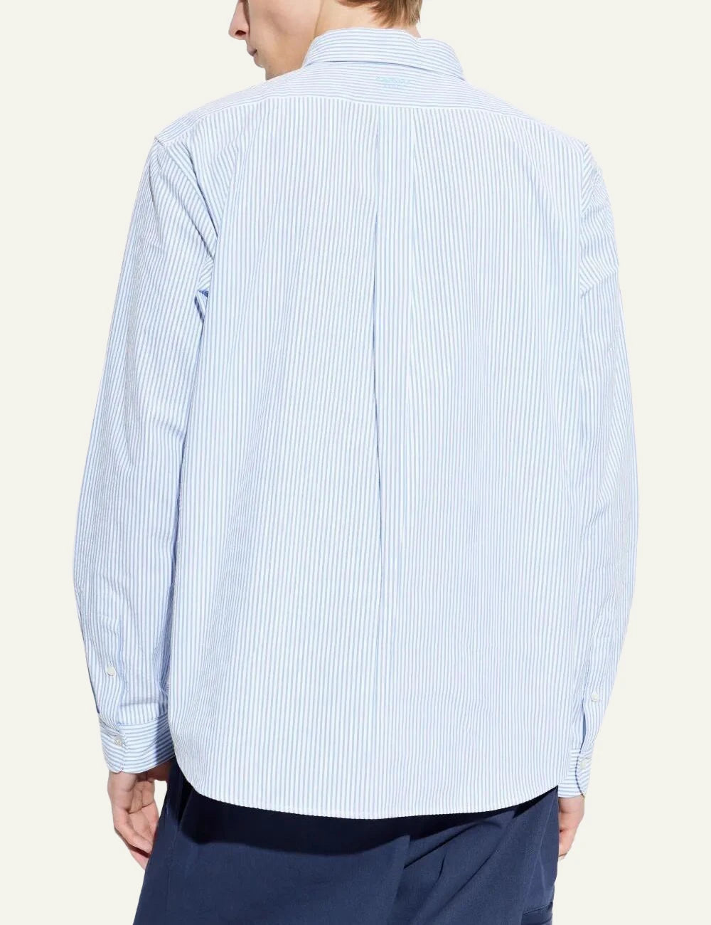 Kenzo boke flower shirt blue striped back view