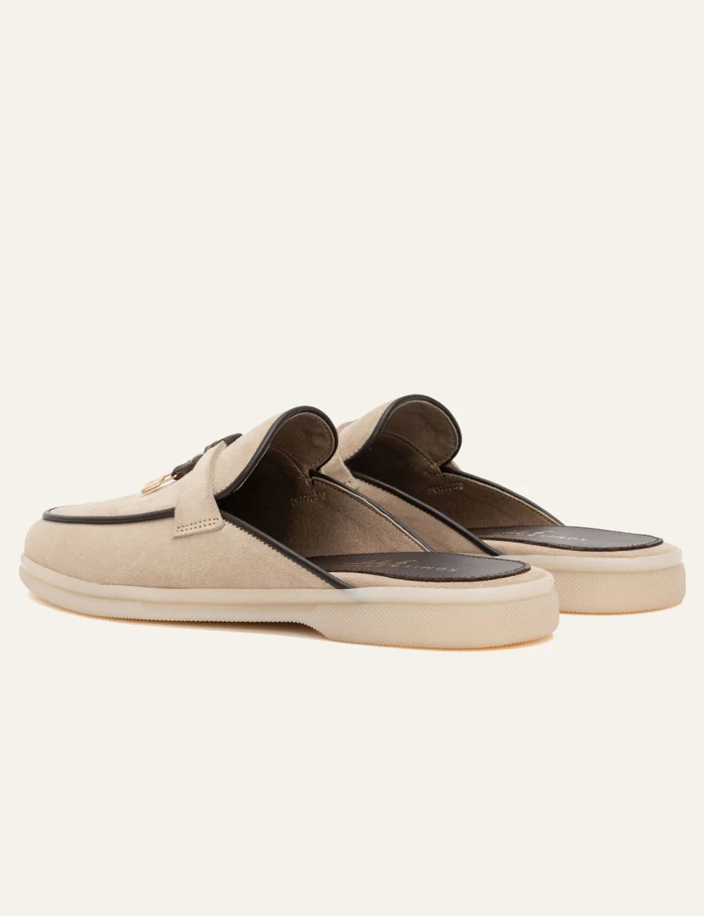 Komis & Komis suede mules seppia back