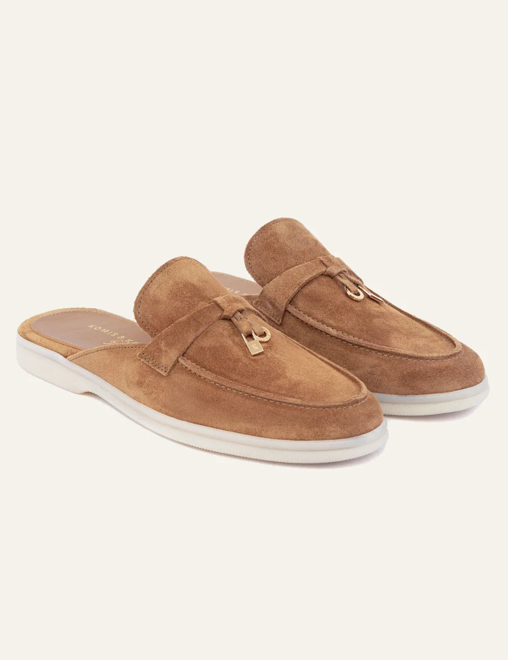 Komis & Komis suede mules sigaro profil