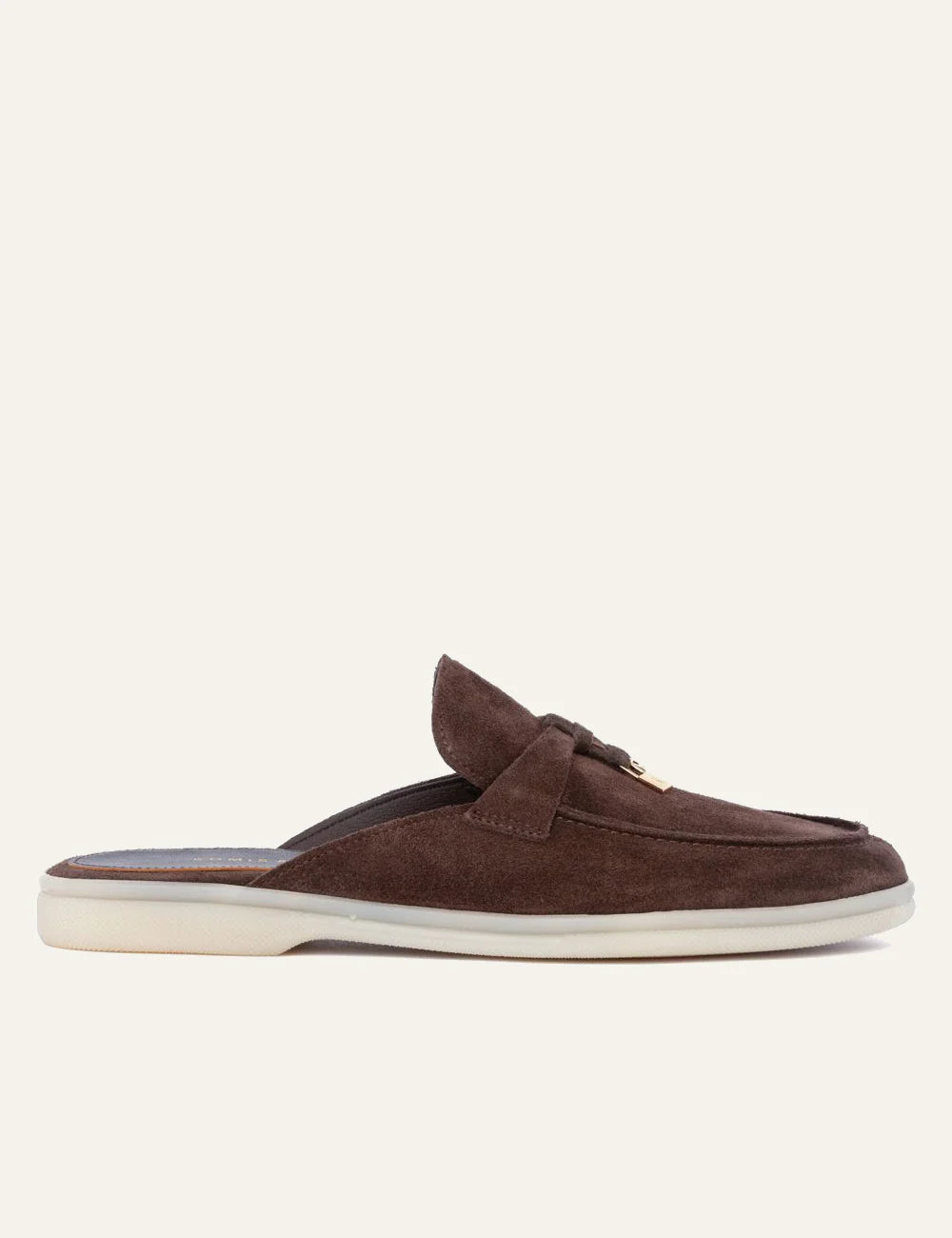 Komis & Komis suede mules ebano side 