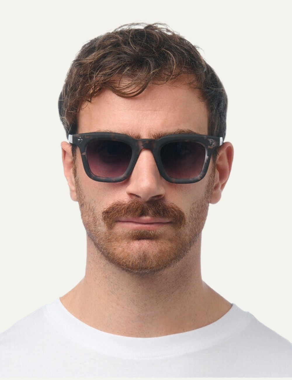 Okkia Firenze sunglasses dirty havana black gradient front man