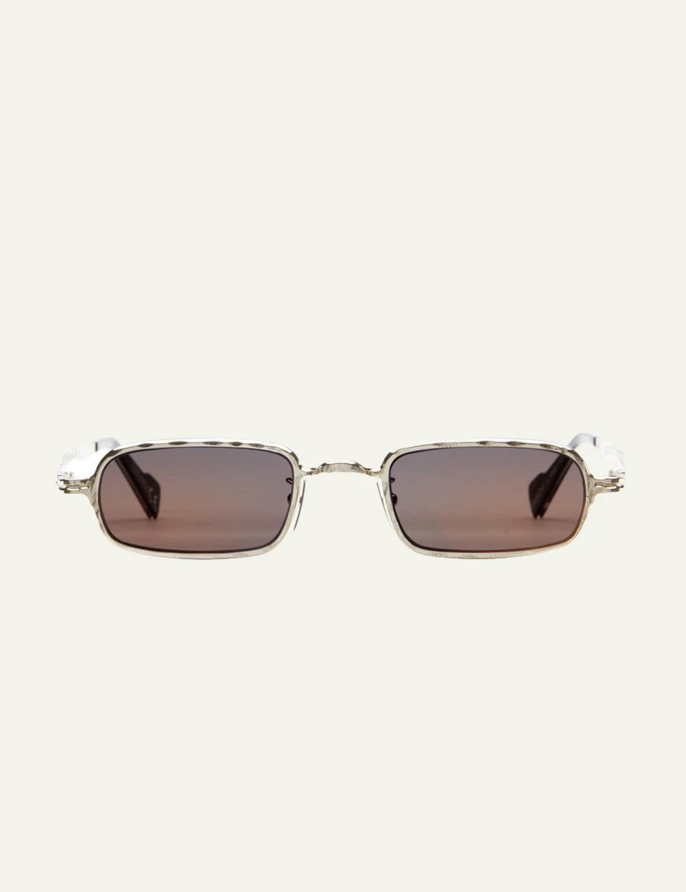 Kuboraum Z18 sunglasses light gold front view