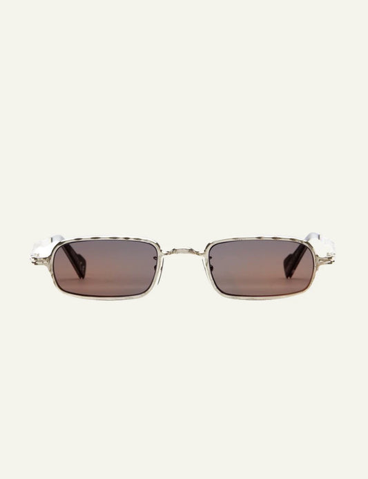 Kuboraum Z18 sunglasses light gold front view