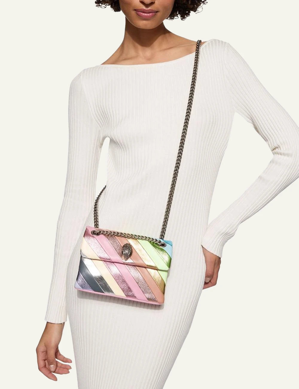 leather mini kensington l other leather kurt geiger london front model