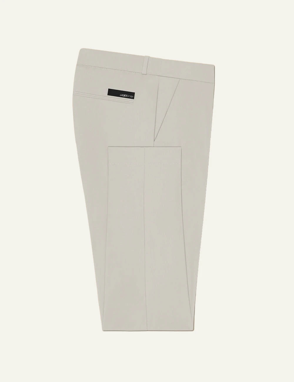 Tailored Cargo Bermuda Shorts Light Grey Side