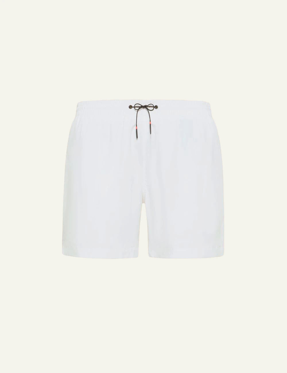 Lightweight Swim Shorts Light Grey Front Flat