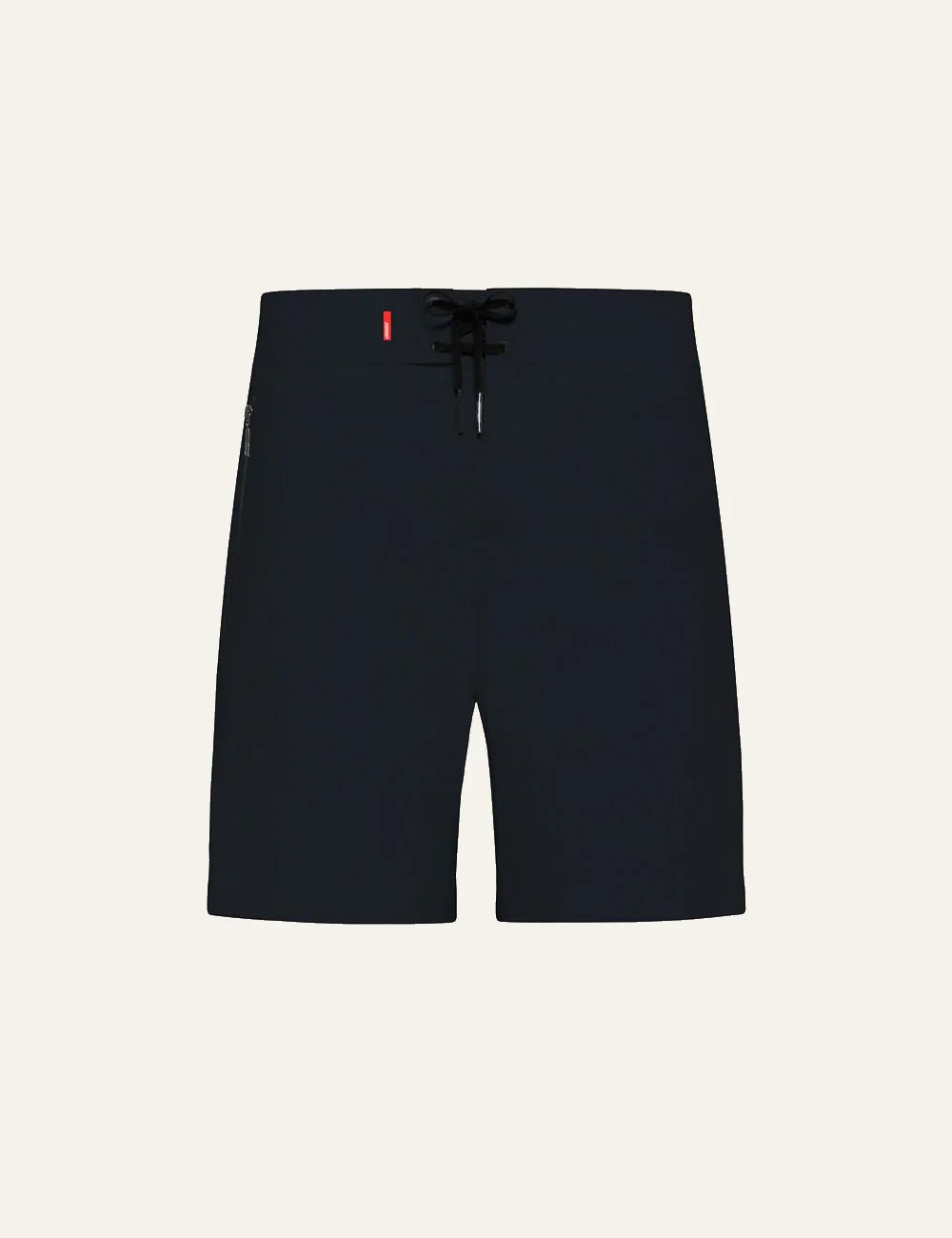 Lightweight Swim Shorts Navy Blue Front Flat