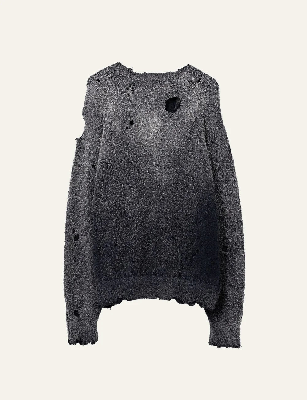 Maison Mihara Yasuhiro avant garde knit sweater product shot