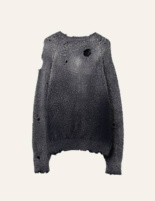 Maison Mihara Yasuhiro avant garde knit sweater product shot