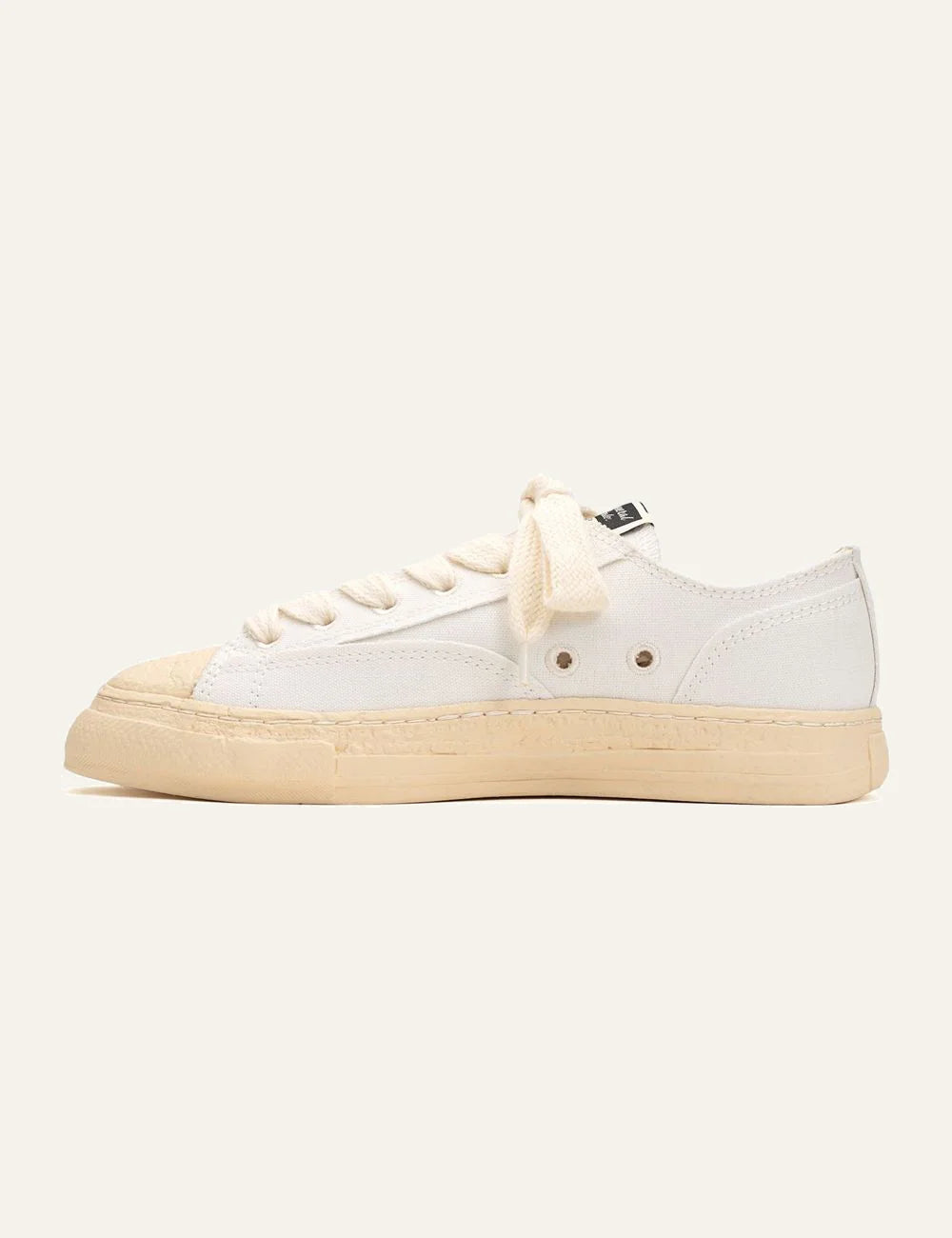 Maison Mihara Yasuhiro ROY sneaker side view canvas upper worn-in sole
