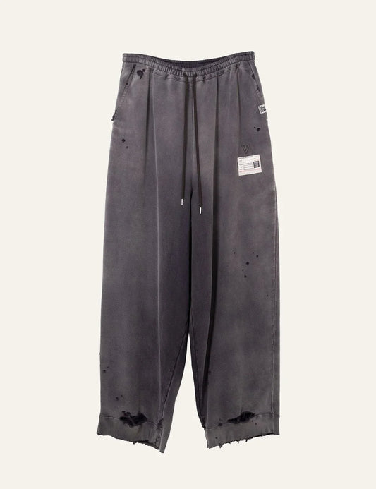 Maison Mihara Yasuhiro sweat pants  washed grey front layout