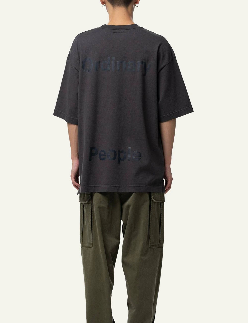 Maison Mihara Yasuhiro Black Dont Tag Me T Shirt back View