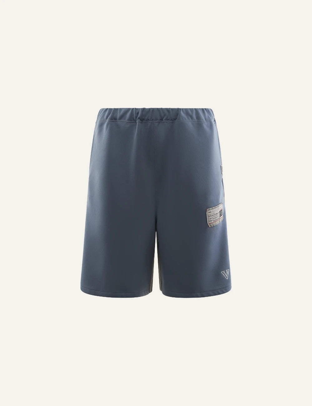 Maison Mihara Yasuhiro Blue Combined Shorts Front View