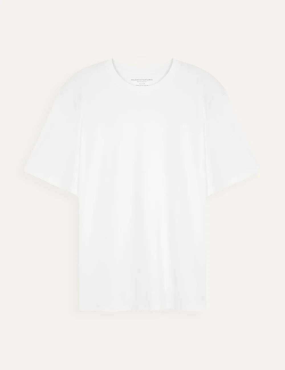 Majestic Filatures men's white Supima cotton short sleeve T-shirt