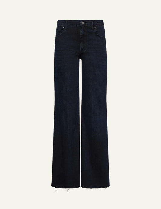 Marella Women’s Dark Blue Wide-Leg Cropped Jeans