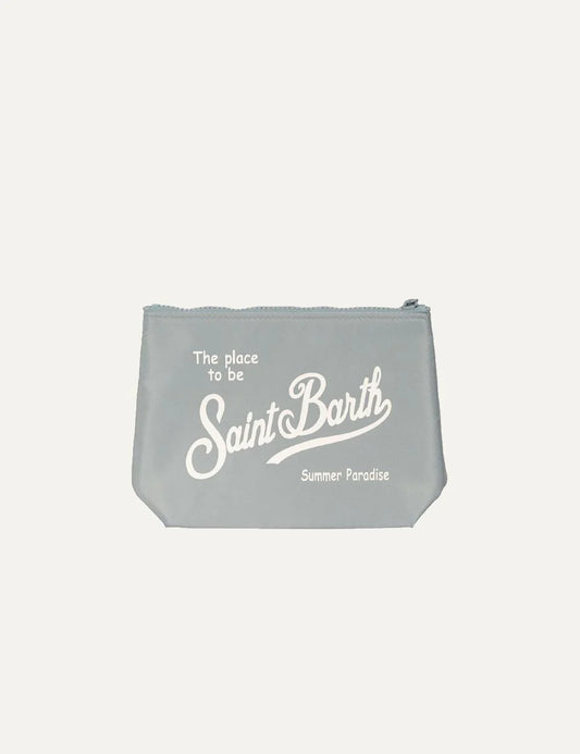 mc2 saint barth aline pouch grey front view