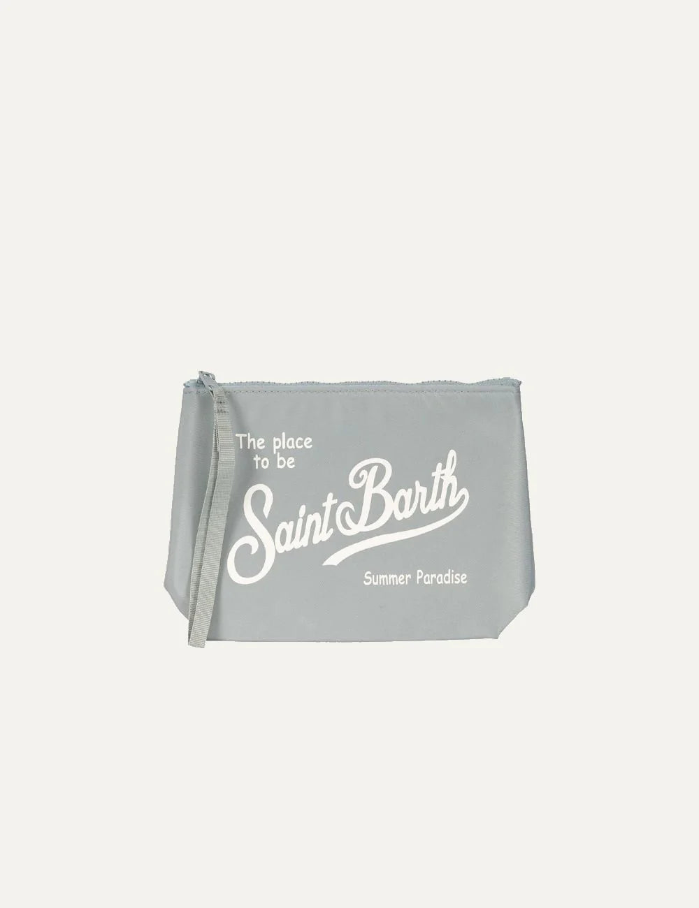 mc2 saint barth aline pouch grey front detail view