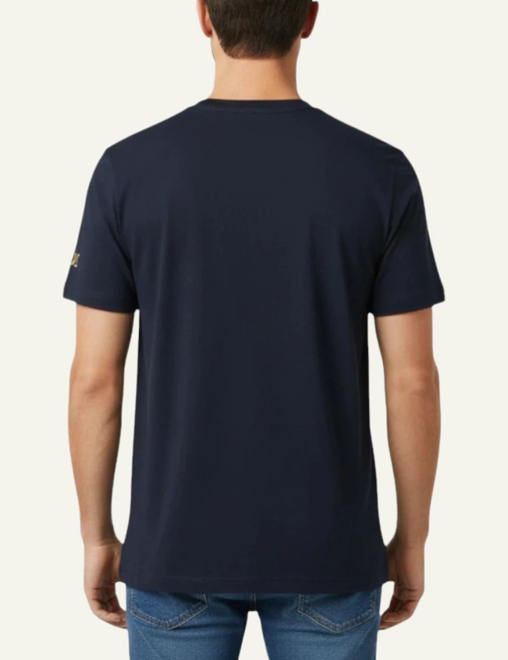 MC2 Saint Barth Aperol Spritz t-shirt navy print back flat view