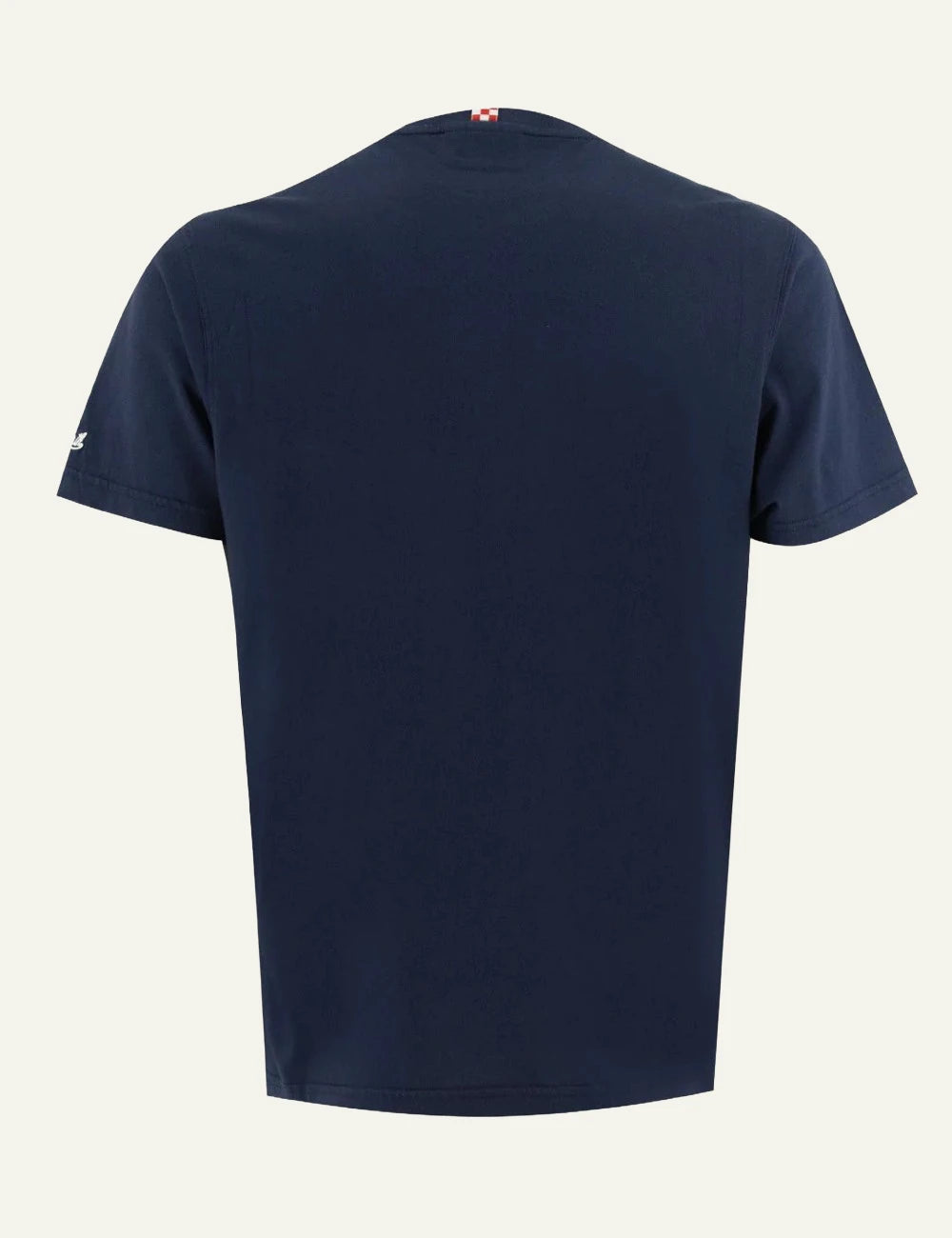 MC2 Saint Barth car graphic t-shirt navy embroidered back view