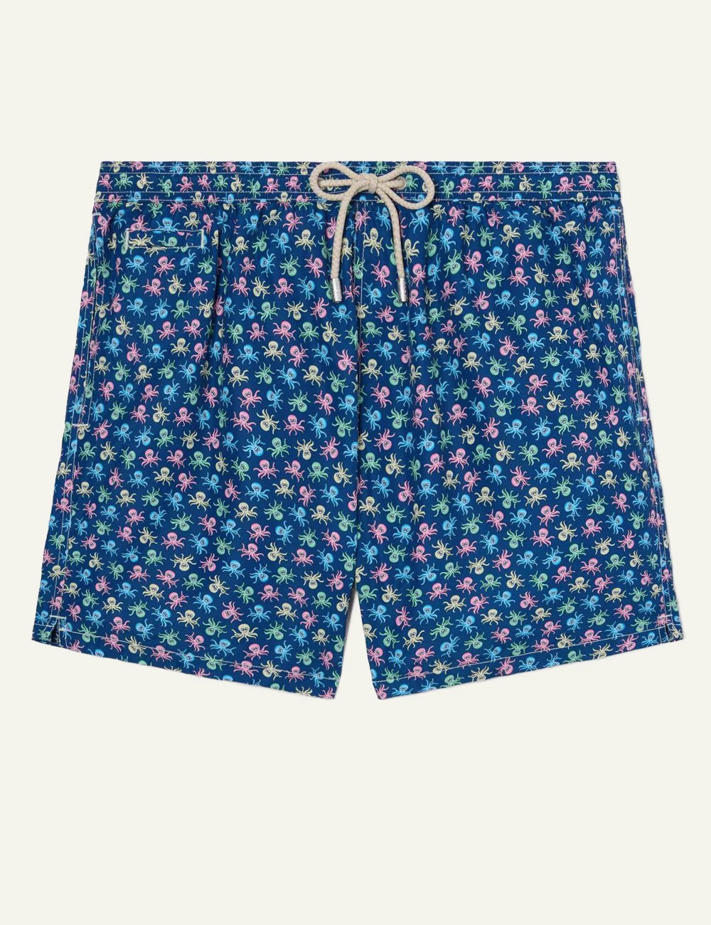MC2 Saint Barth Lighting Micro swim shorts octopus print navy front