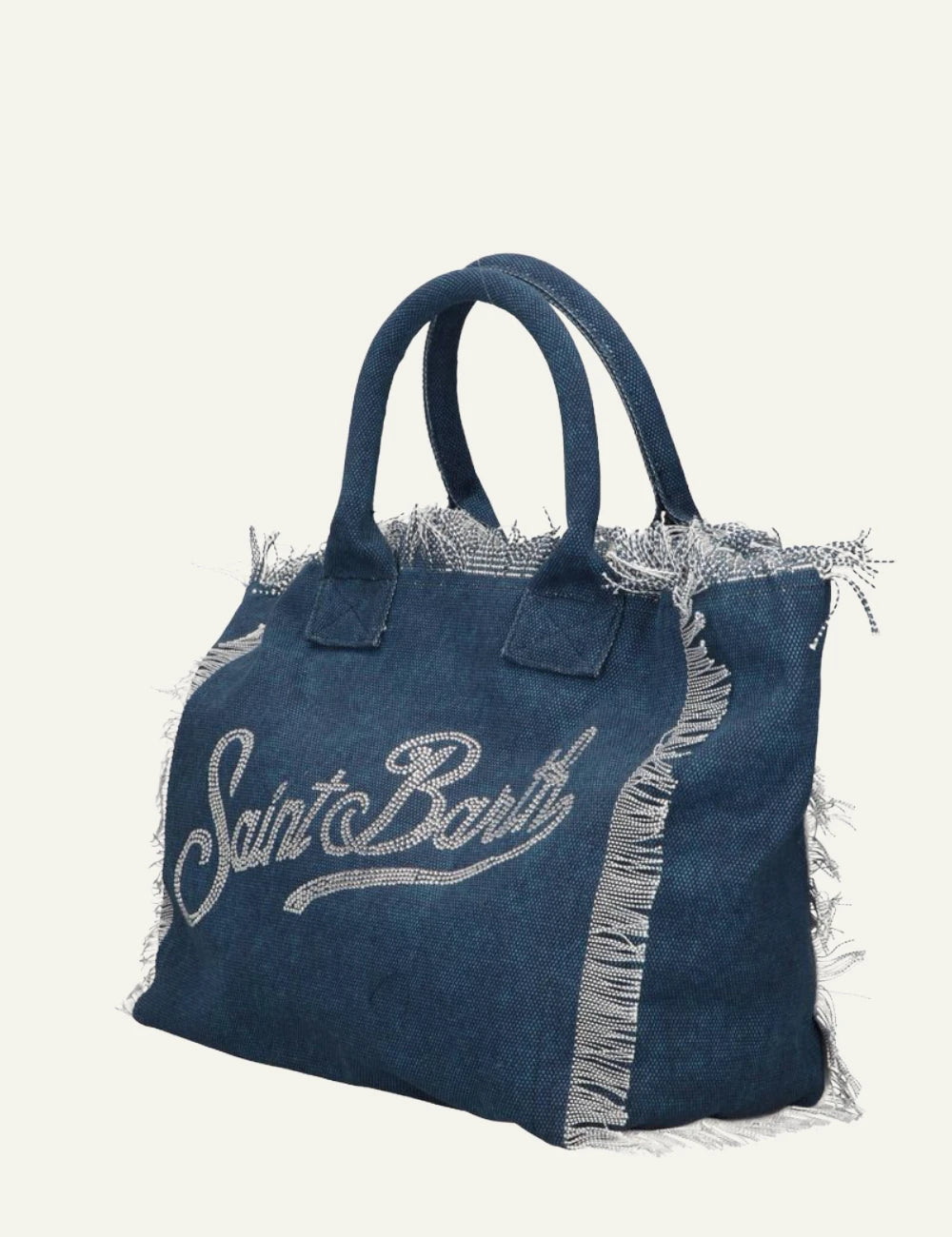 MC2 Saint Barth strass logo tote bag dark blue profile