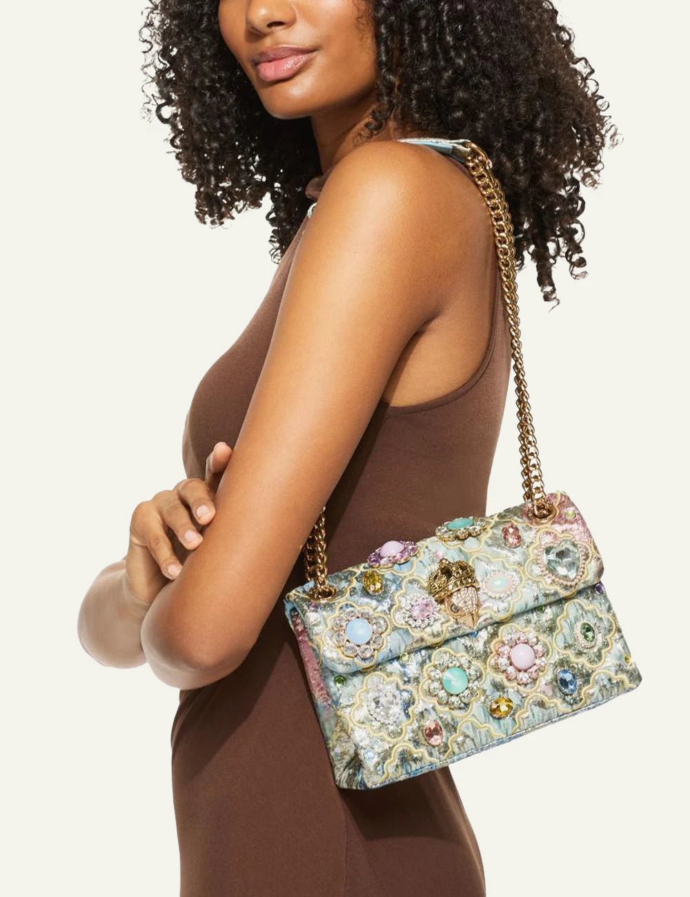 md kensington bag other fabric other print kurt geiger london side model