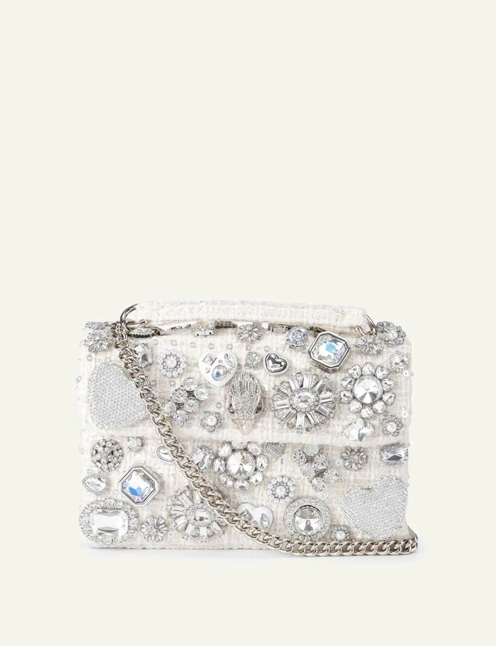 md kensington tuttifrutti white comb fabric kurt geiger london front