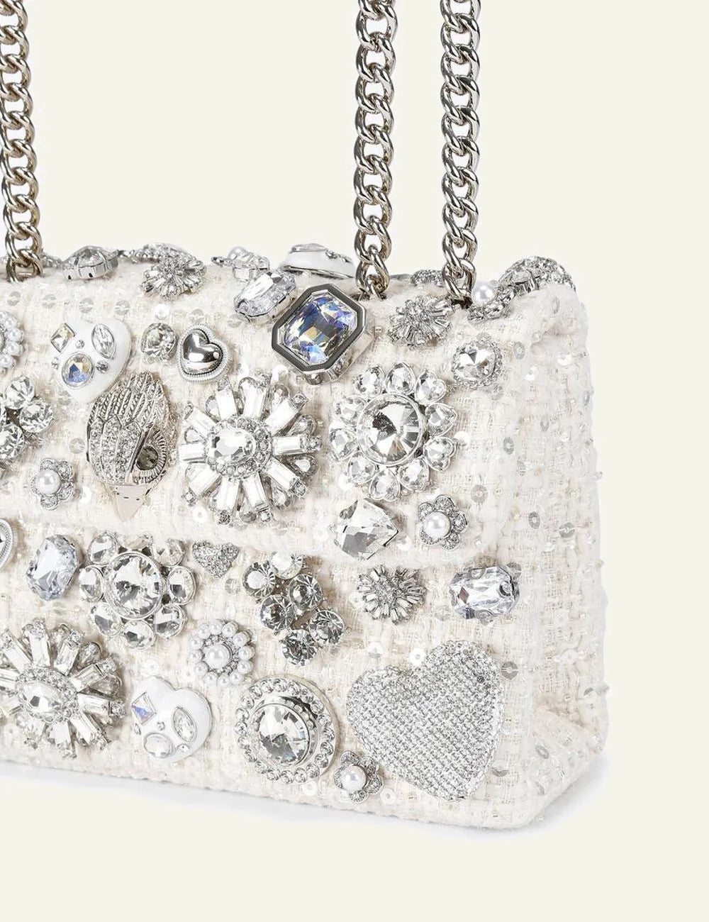 md kensington tuttifrutti white comb fabric kurt geiger london profil