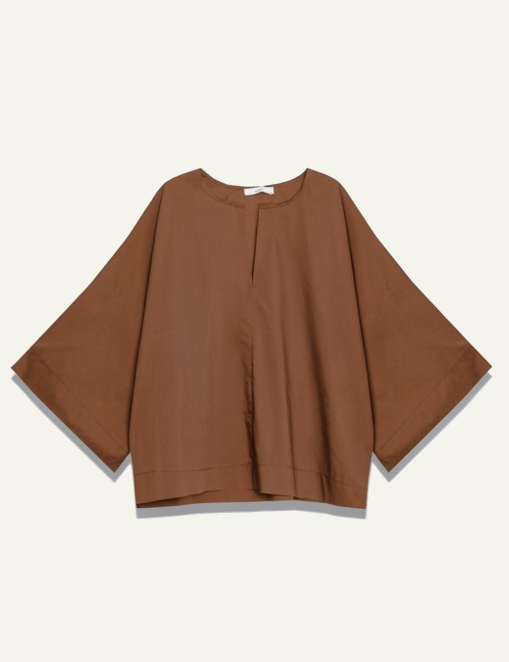 Milla pants beige cropped elastic waist drawstring front