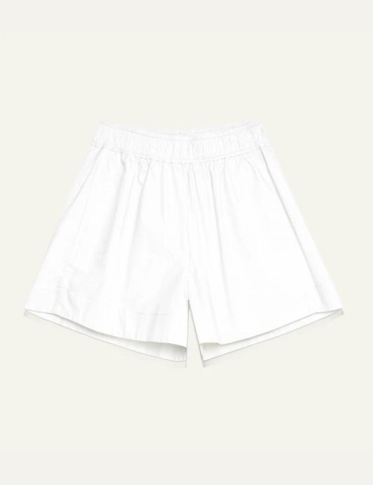 Milla shorts white elastic waistband front view