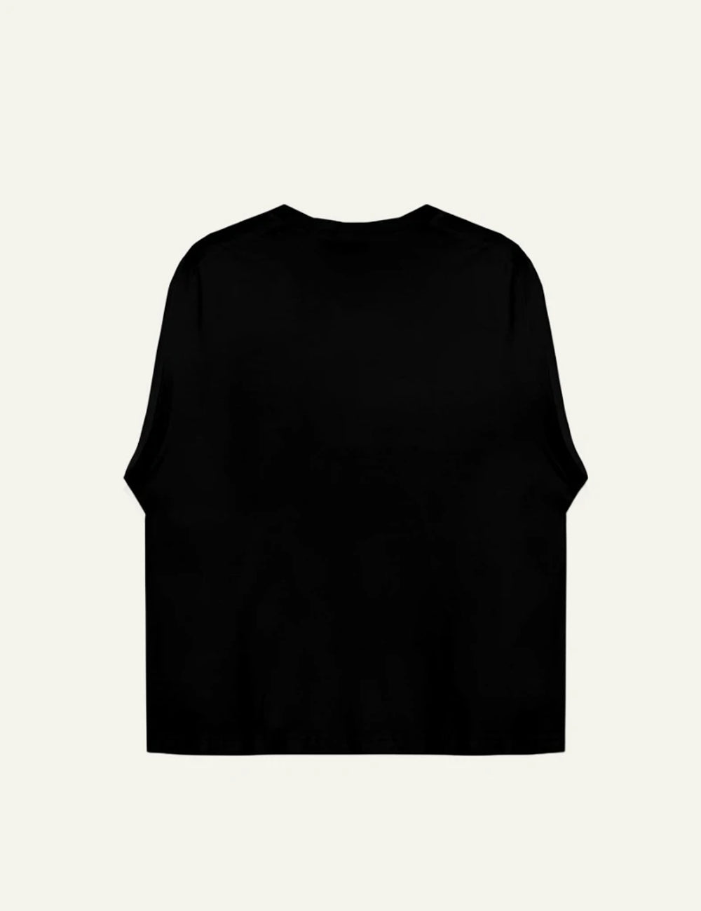 Milla t shirt sleeveless black pleats back view