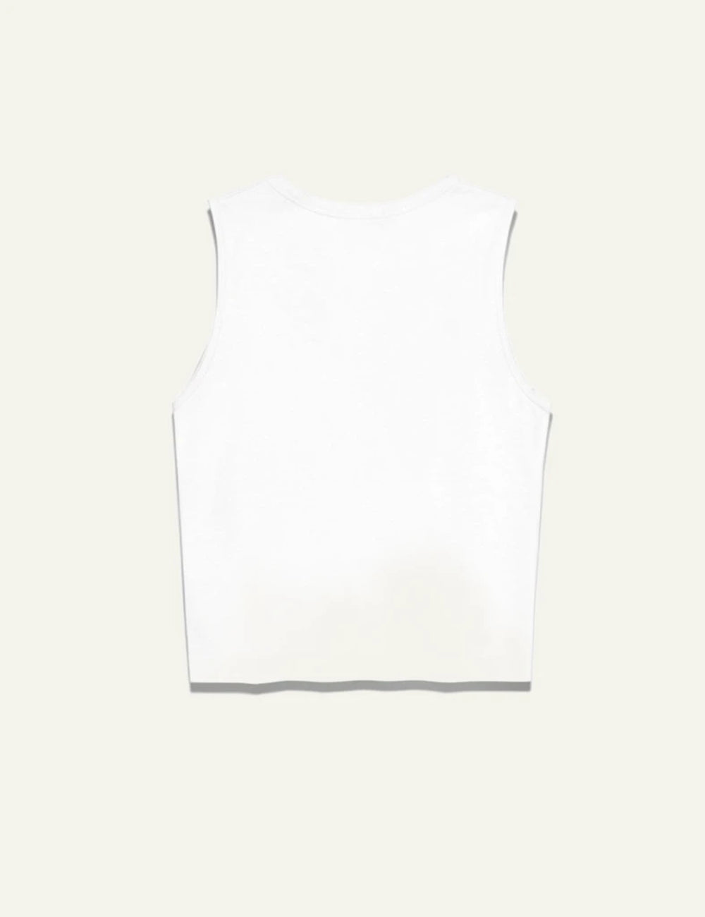 Milla t shirt sleeveless white pocket back view