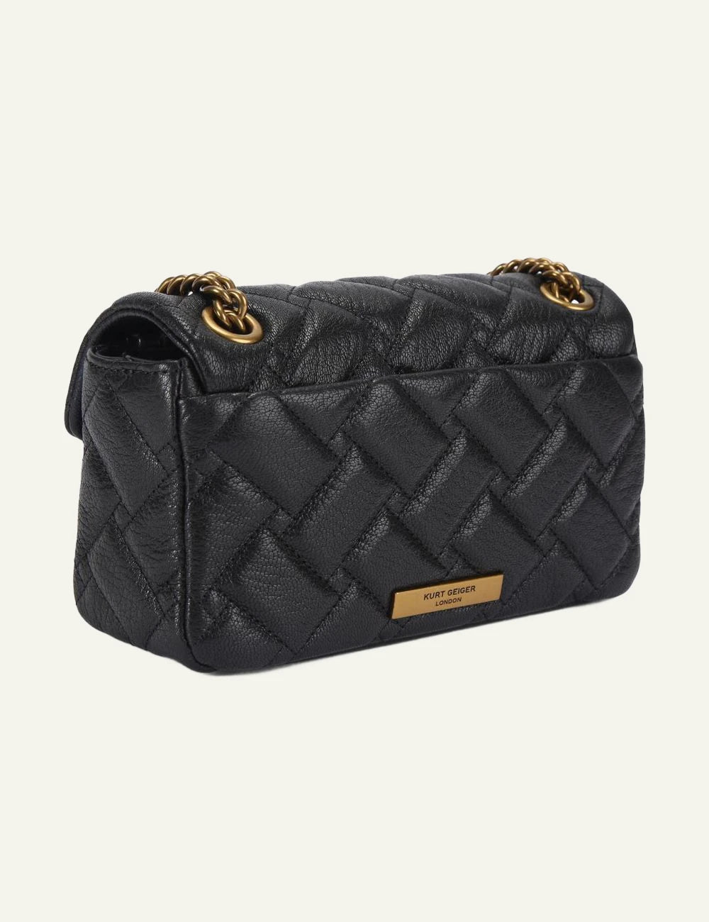 mini pimlico bag black leather kurt geiger london side