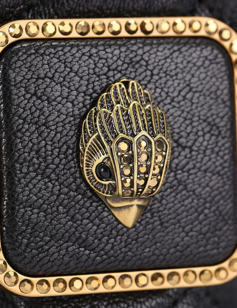 mini pimlico bag black leather kurt geiger london logo