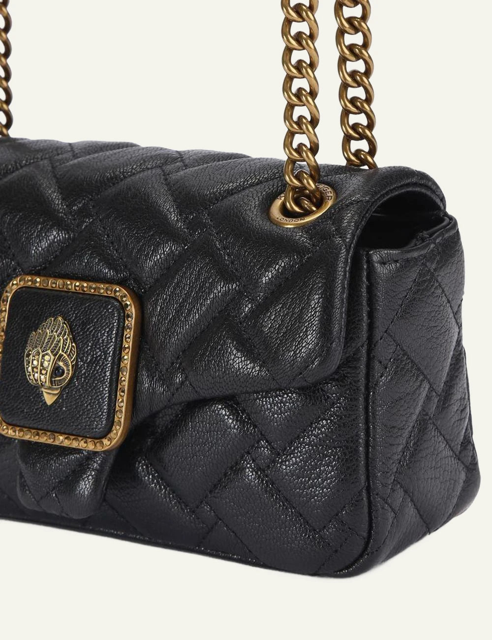 mini pimlico bag black leather kurt geiger london profil