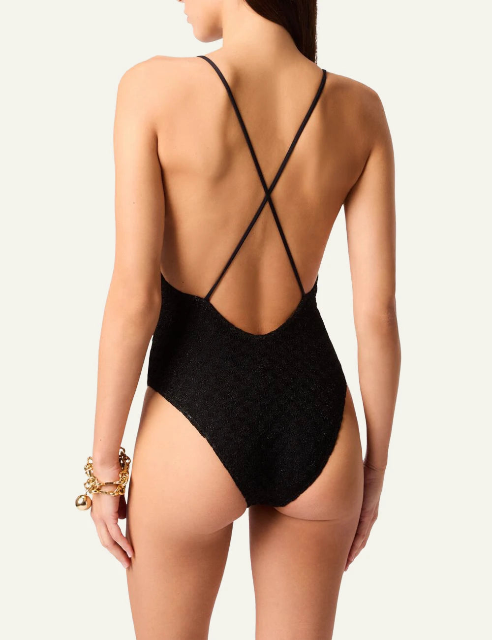 Missoni Mare one piece black back view