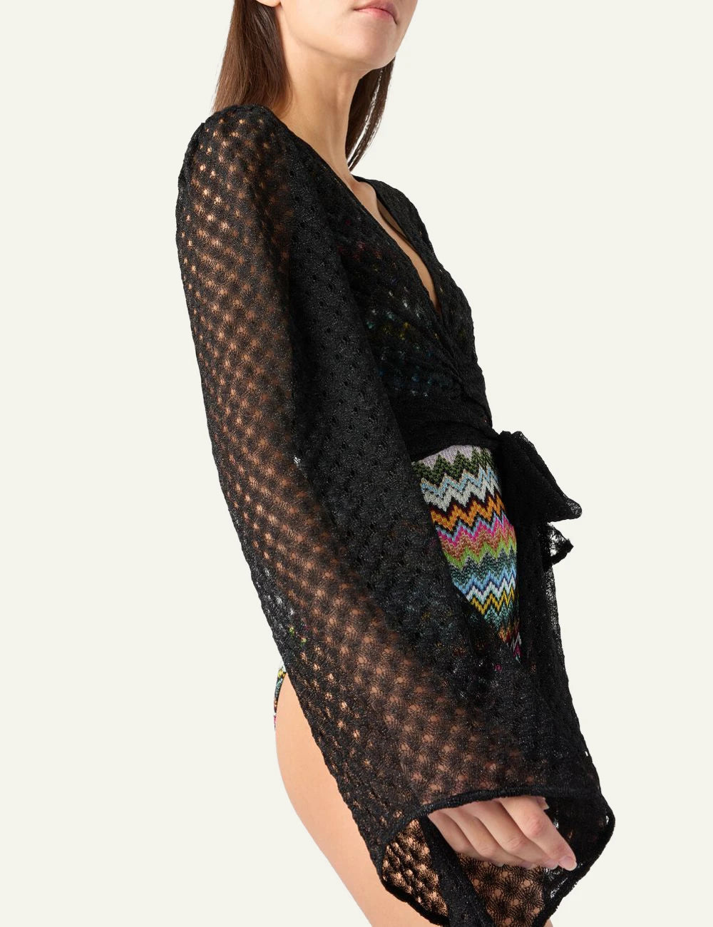 Missoni Mare top black side view