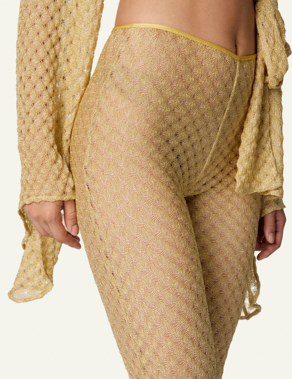 Missoni Mare trousers gold detail view