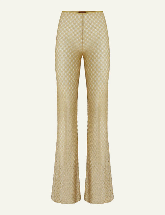 Missoni Mare trousers gold front view