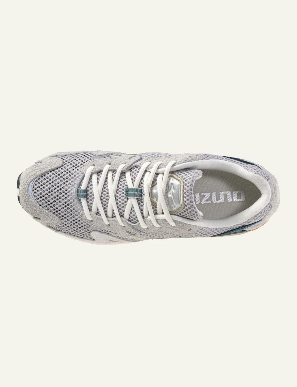 Mizuno D1GA261102 Wave Rider 10 Premium sneaker se gray-blue tones top