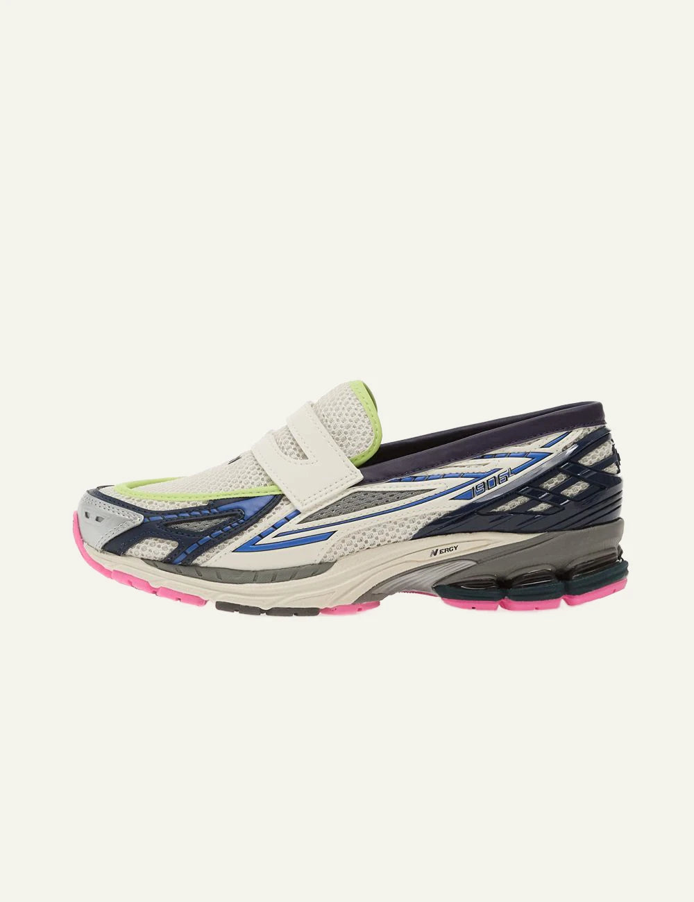 New Balance 1906L white mesh velcro sneaker multicolor side