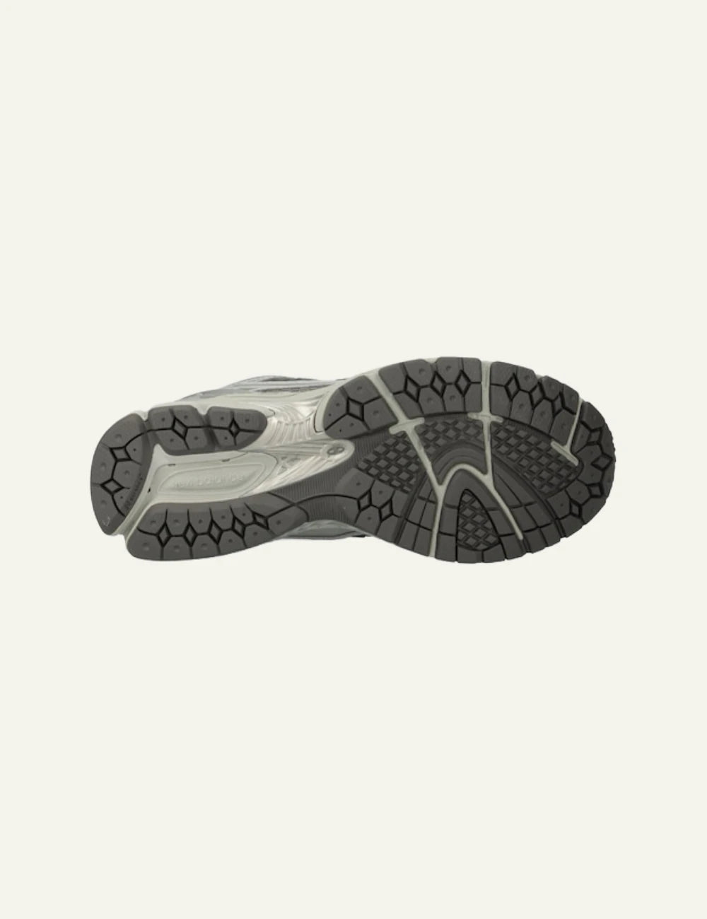 New Balance 1906R silver mesh sneakers sole view