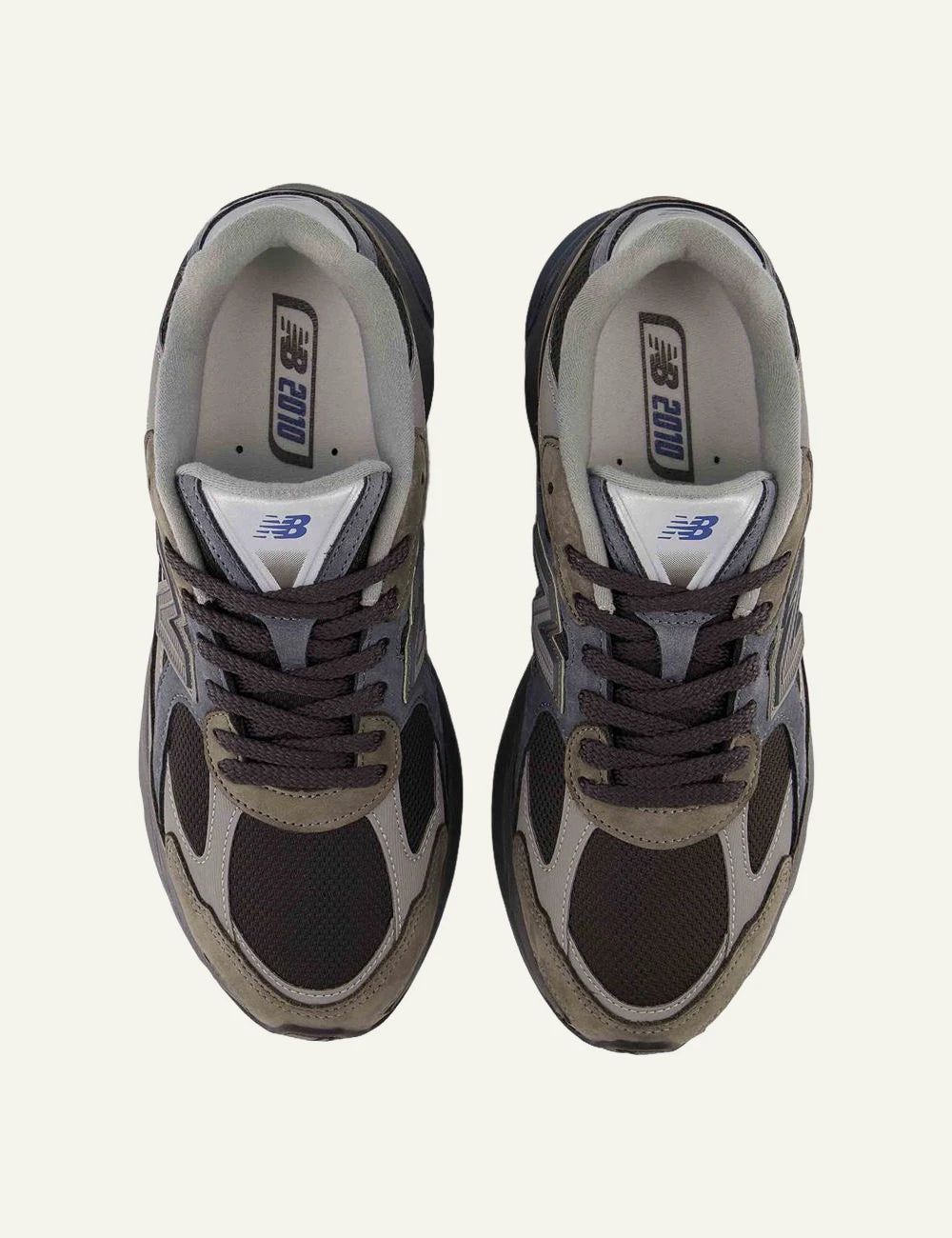 New Balance 2002R sneakers dark grey top view