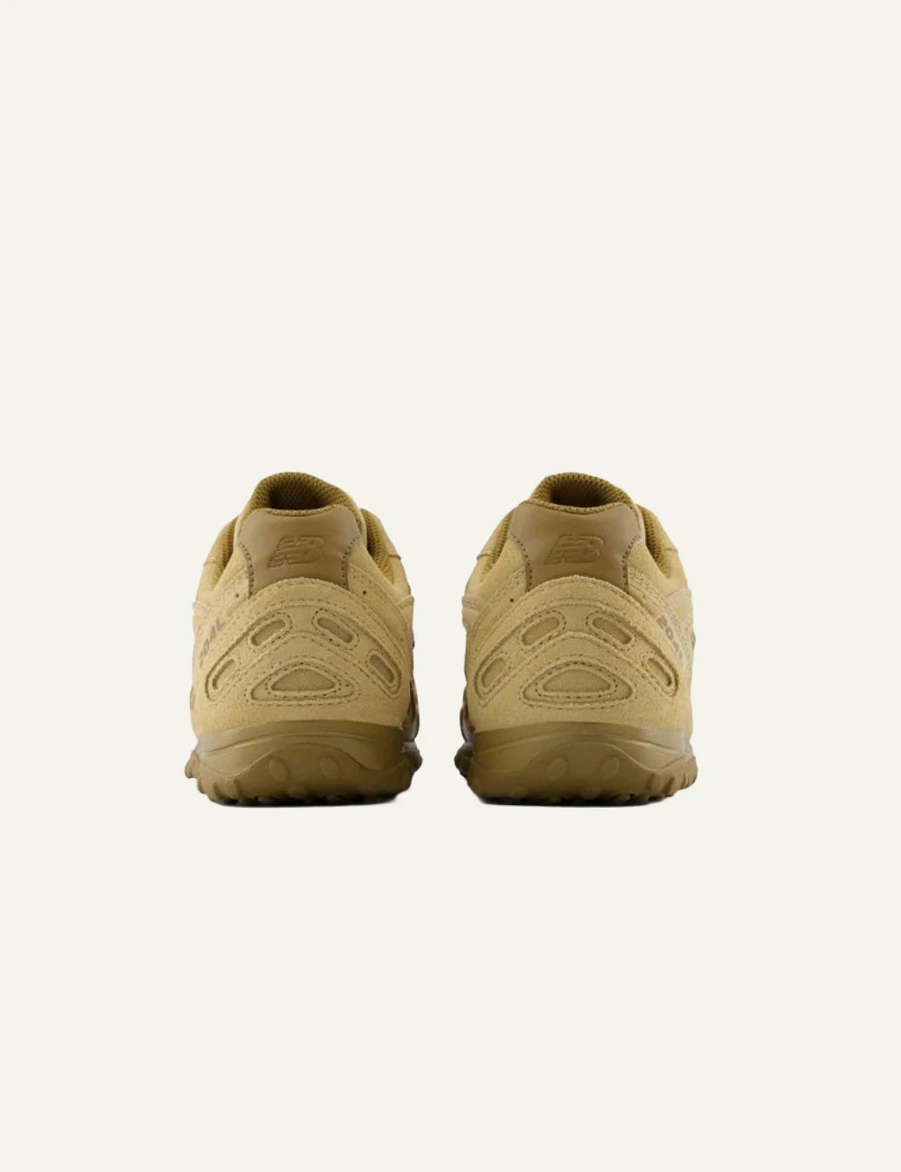 New Balance 204L men's sand suede low profile sneakers back view