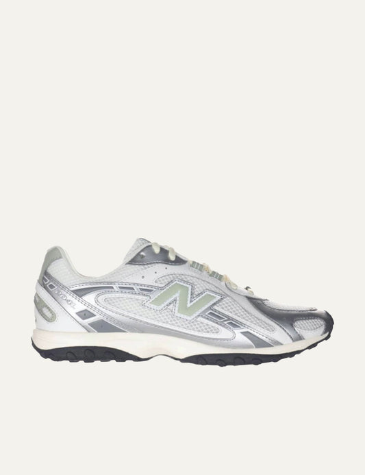New Balance 204L white grey mint mesh sneakers side view