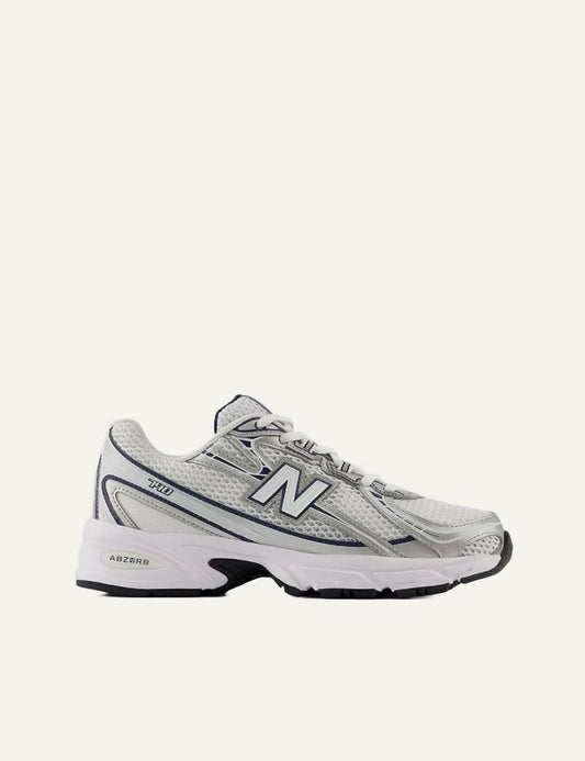 New Balance 740 white silver side pair