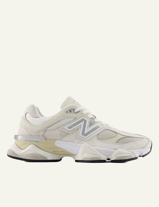 New Balance 9060 sneaker cream off white side view