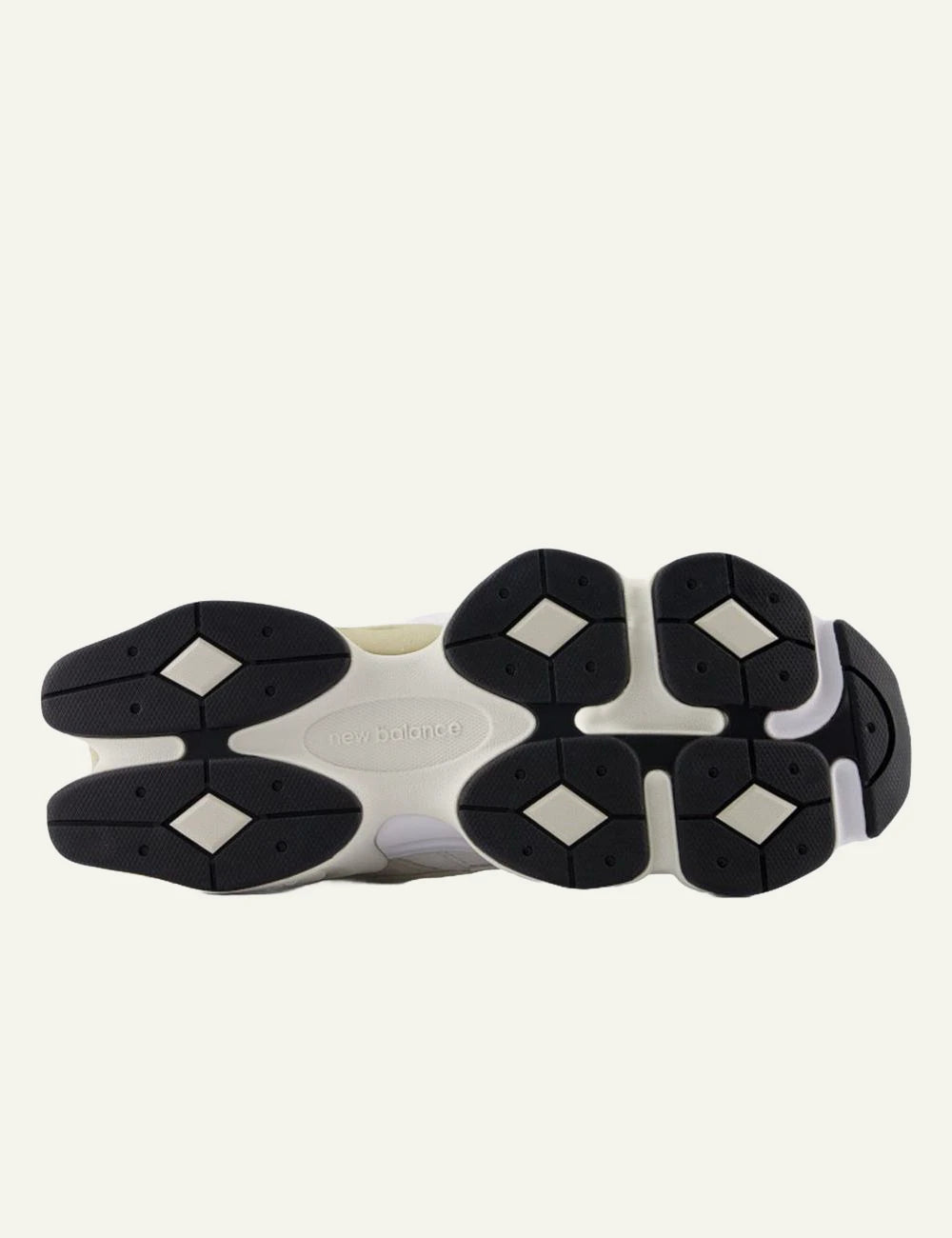 New Balance 9060 sneaker cream off white sole view